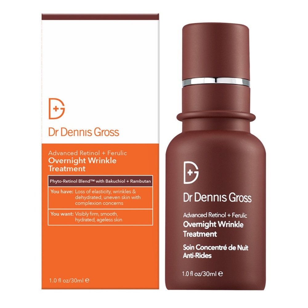 Dr. Dennis Gross Advanced Retinol + Ferulic Overnight Wrinkle Treatment.